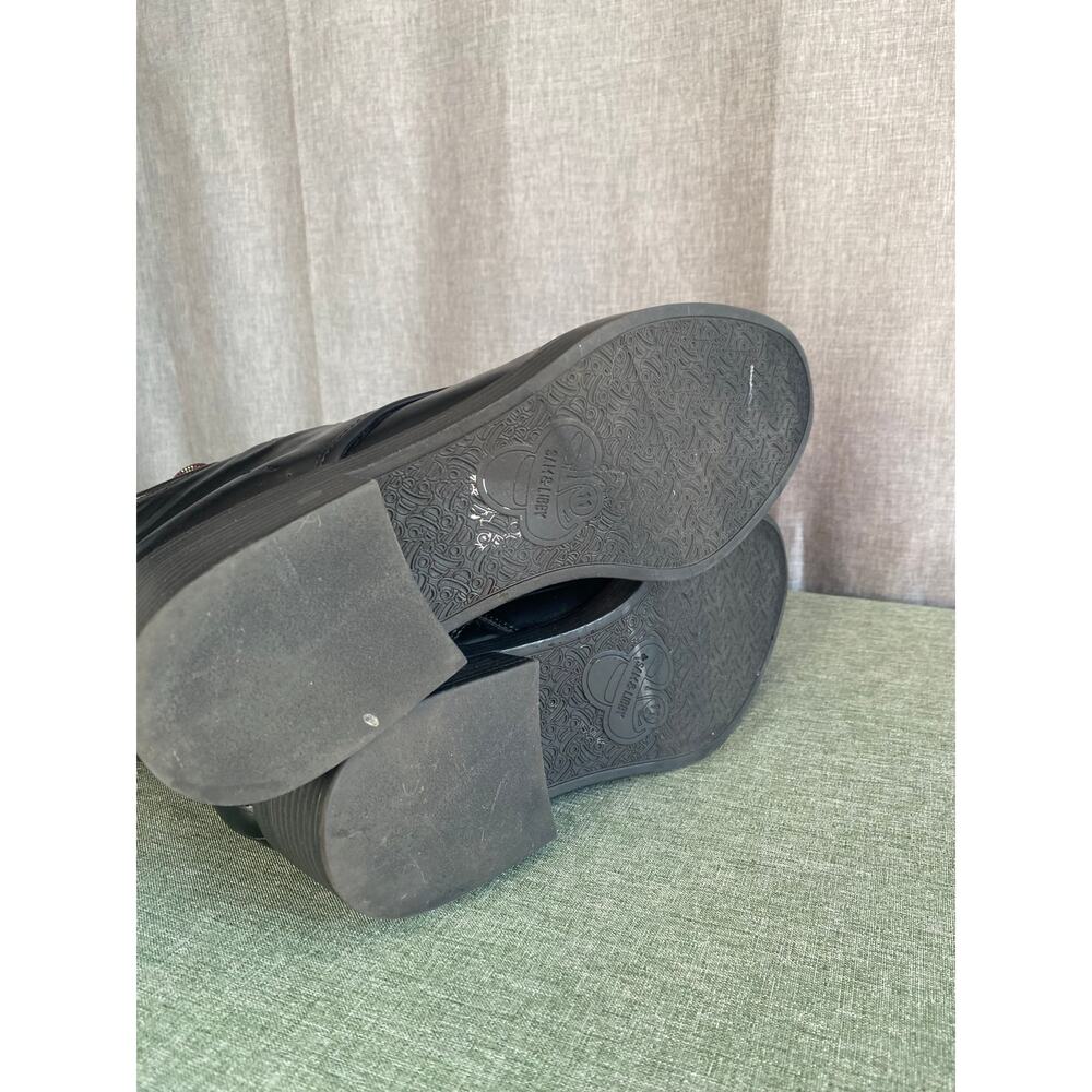 Women’s Sam & Libby Black Combat Boots – Size 11 - Picture 5 of 9